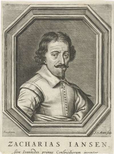 Porträt von Zacharias Jansen, 1655 von Jacob van Meurs